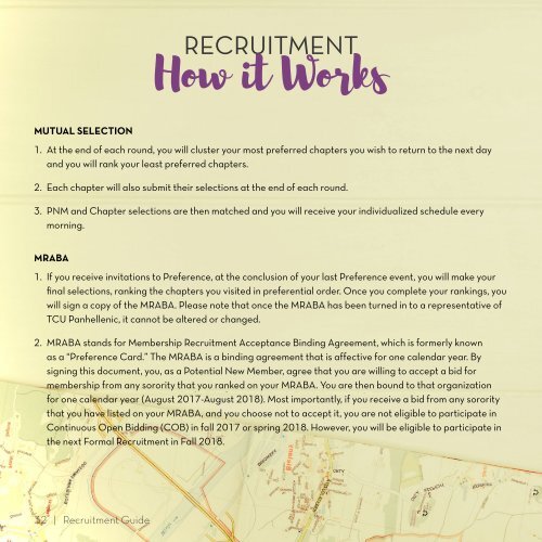 2017 Summer-TCU-Panhellenic Recruitment Guide