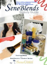 2017 SENEBLENDS Beauty Guide