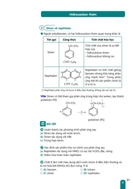 BÀI TẬP TRẮC NGHIỆM HÓA HỮU CƠ CẨM NANG DÙNG LUYỆN THI THPTQG CHẤT LƯỢNG CAO (COLOR BOOK)