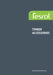 TIMBER ACCESSORIES - Tesrol Doors