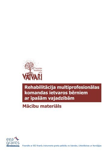 Mācību materiāls speciālistiem - Vaivari