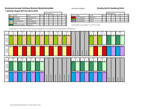 Stundenplan-Konzept Fachklasse Modulare Weiterbildung Maler ...