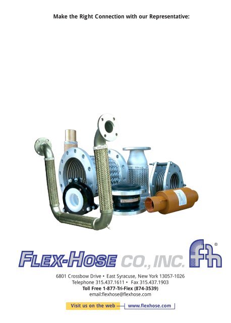 FLEXZORBER Rubber Connectors and ... - Flex-Hose Co Inc