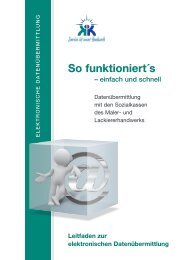 So funktioniert´s - Sozialkassen des Maler