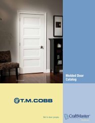 Molded Door Catalog - T.M. Cobb