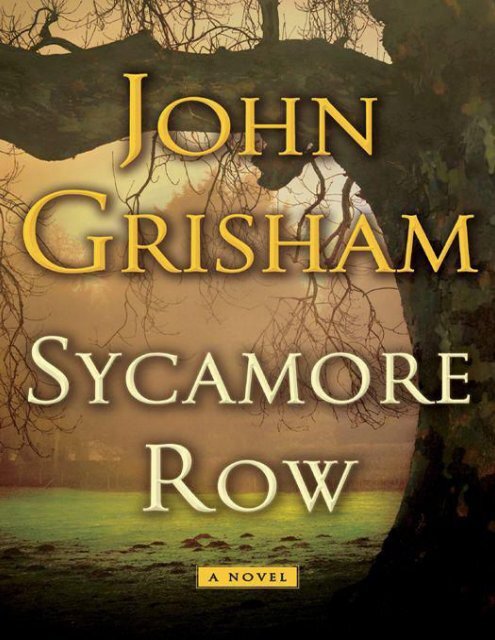 Sycamore Row - John Grisham