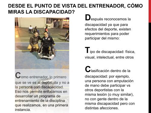 Deporte y discapacidad