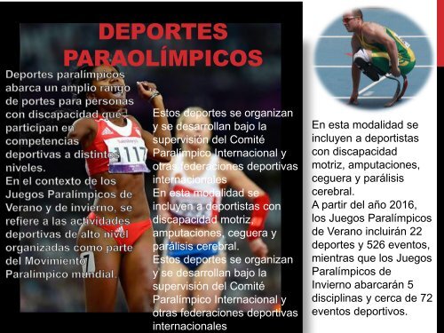 Deporte y discapacidad