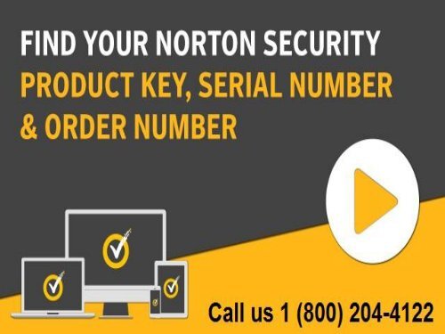 1 (800) 204-4122 Norton Product Key Support Number