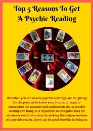 Top 5 Reasons To Get A Psychic Reading