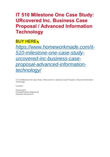 It Advanced Info Systems Design Milestone It Advanced Info Systems Design Milestone