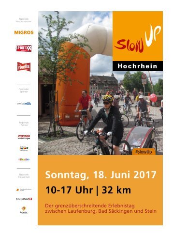 slowUp Hochrhein Zeitung 2017