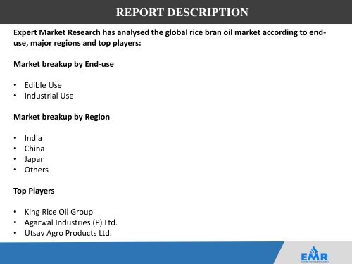 Rice Bran Oil Market 2017 To 2022 – Production, Market Analysis, Growth, Trends And Forecasts