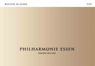 SPIELZEIT 2011 | 2012 - Philharmonie Essen