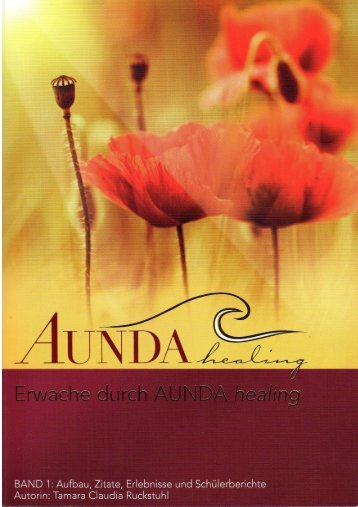 Buch AUNDA healing - Erwache durch...