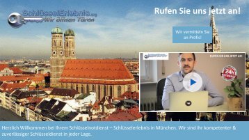 24h Schluesselnotdienst in Muenchen - SchluesselErlebnis