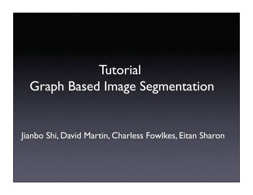 Tutorial-ImageSegmentationGraph-cut1-Shi