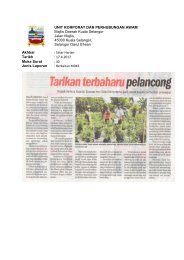 Keratan Akhbar Edisi April 2017