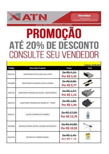 Promoção Fim de Maio ATN