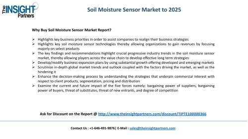 Soil Moisture Sensor Market to 2025