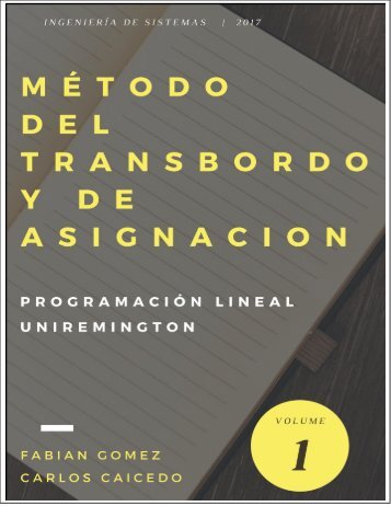 MÉTODO DE TRANSBORDO Y ASIGNACIÓN