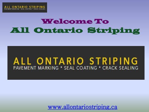 Sealcoating Toronto