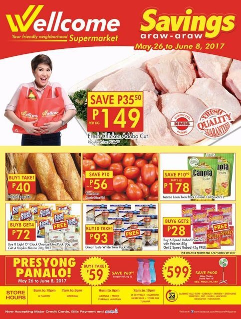 WELLCOME SUPERMARKET CATALOG expires June 8, 2017