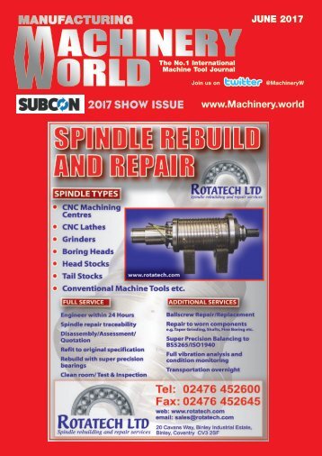 Manufacturing Machinery World June 2017