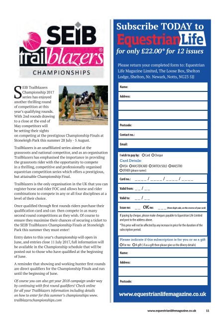 Equestrian Life June 2017