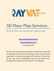 3D Floor Plan services Now for a Better Look