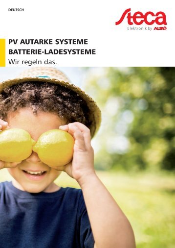 Steca Elektronik Katalog PV Off Grid (DE) 