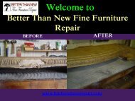  Furniture Restoration Scottsdale | Better Than New