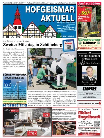Hofgeismar Aktuell 2017 KW 22