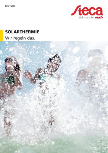 Steca Elektronik GmbH Katalog Solarthermie (19|2017)