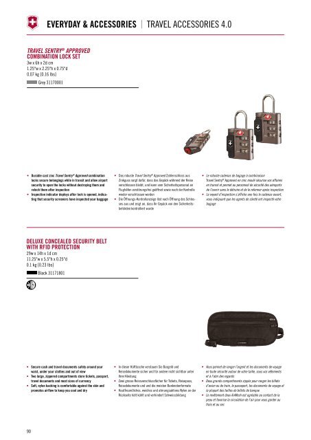 Victorinox Reisegepäck Katalog 2017