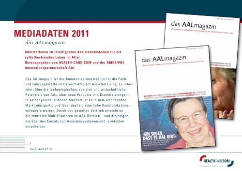 MEDIADATEN 2011 - AAL. In dem Magazin