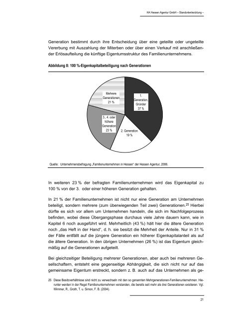 Hessischer Mittelstandsbericht 2006 - HA Hessen Agentur GmbH