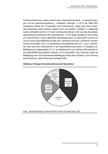 Hessischer Mittelstandsbericht 2006 - HA Hessen Agentur GmbH