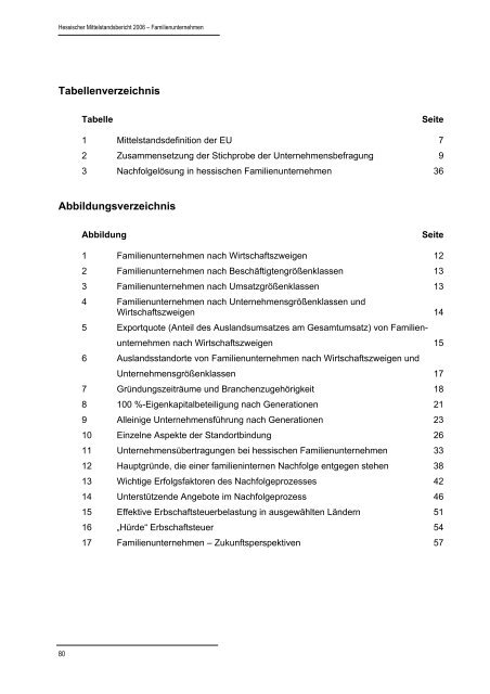 Hessischer Mittelstandsbericht 2006 - HA Hessen Agentur GmbH