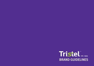 Brand Guidelines - Section One - Tristel Brand DNA