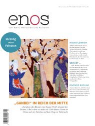 enos, Nr. 2 / 3. Jg - 2017, Flüssige Träume - Riesling, Spätburgunder, Terlaner
