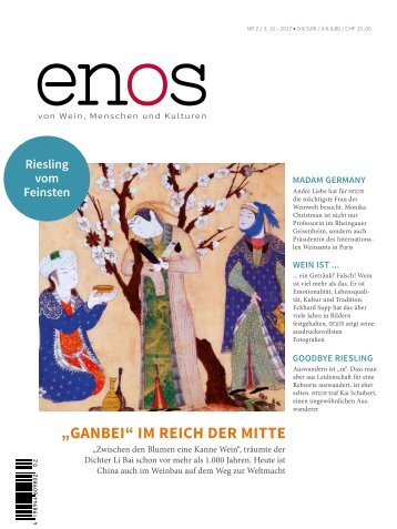 enos, Nr. 2 / 3. Jg - 2017, Grenzgänge