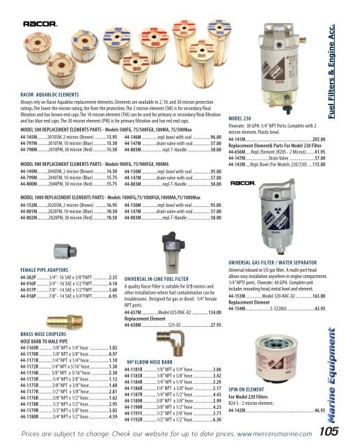 2017-2018-Mercer-Marine-Catalogue