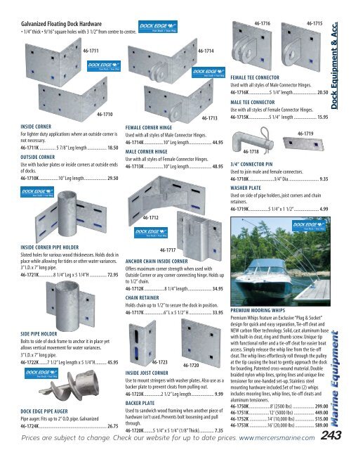 2017-2018-Mercer-Marine-Catalogue