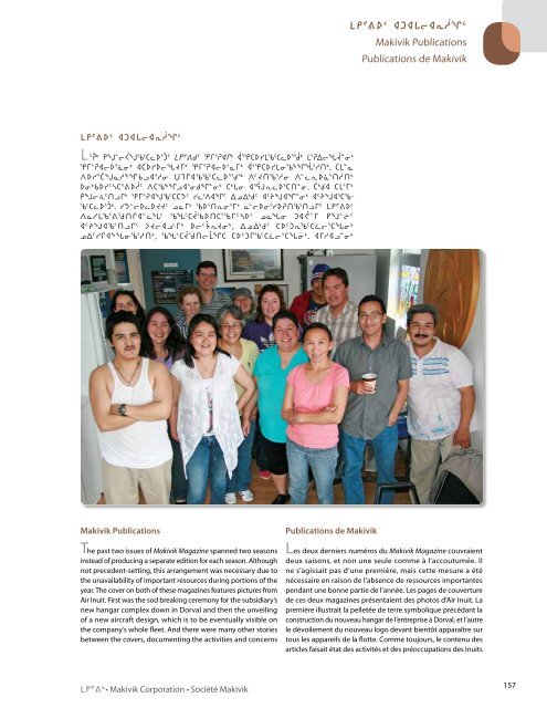 2010-2011 Makivik Annual Report