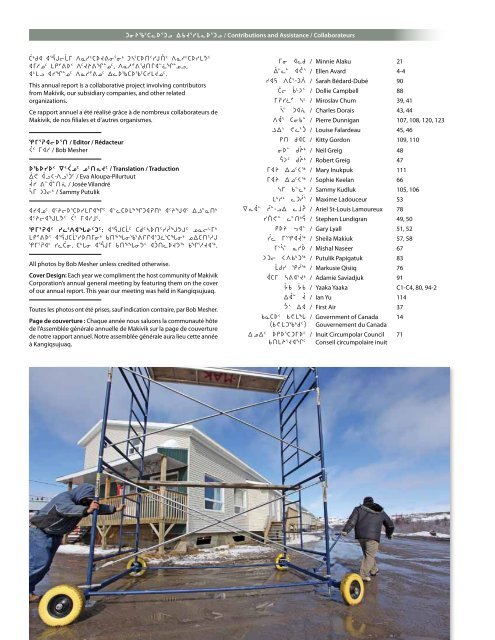 2011-2012 Makivik Annual Report
