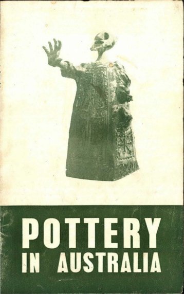 Pottery In Australia Vol 1 No 2 November 1962