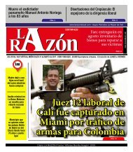 Diario La Razón de Cali, miércoles 31 de mayo de 2017