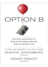 Preview Option B by Adam Grant and Sheryl Sandberg