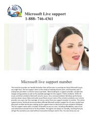 Microsoft live support 1-888-746-4361 usa